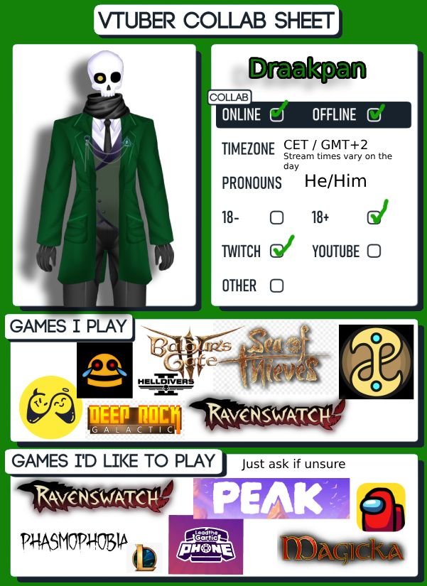 Draakpan ☠️🥛 | Skeleton VTuber tweet media