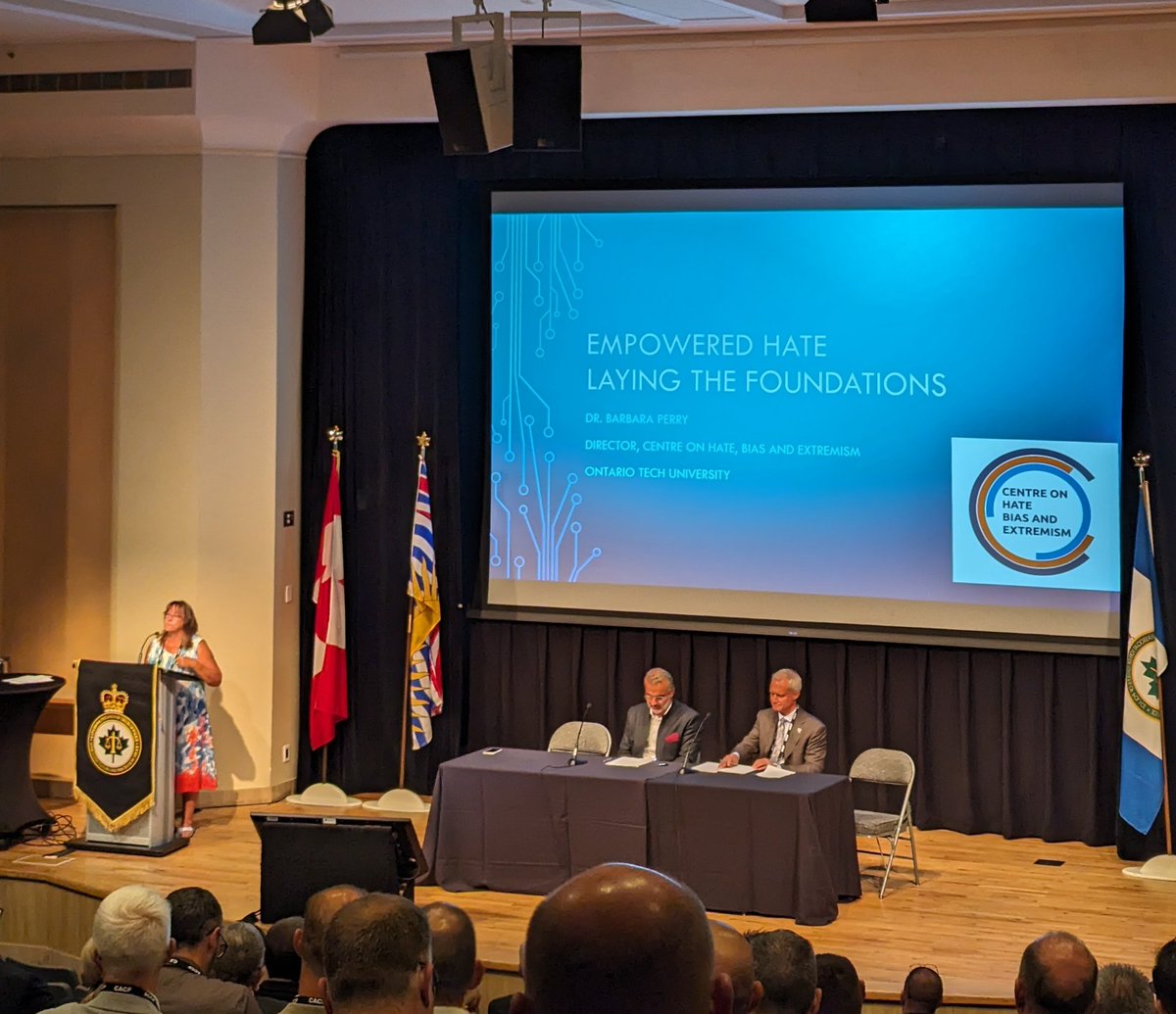 PoliceMemorialRibbon (@ribbonsociety) on Twitter photo Three distinguished voices explore policing in an era of empowered hate and an enabling climate, with a global mindset:
Dr Barbara Perry <a href="/CHBEOntarioTech/">Centre on Hate, Bias and Extremism</a>,
@Bevan Stauffer <a href="/Official_SCN/">Secure Community Network</a>, & Fady Dagher, MOM. Montreal Police Service.
#CACP2025 #PublicSafety #PPOMRS
<a href="/CACP_ACCP/">CACP / ACCP</a> Three distinguished voices explore policing in an era of empowered hate and an enabling climate, with a global mindset:
Dr Barbara Perry <a href="/CHBEOntarioTech/">Centre on Hate, Bias and Extremism</a>,
@Bevan Stauffer <a href="/Official_SCN/">Secure Community Network</a>, & Fady Dagher, MOM. Montreal Police Service.
#CACP2025 #PublicSafety #PPOMRS
<a href="/CACP_ACCP/">CACP / ACCP</a>