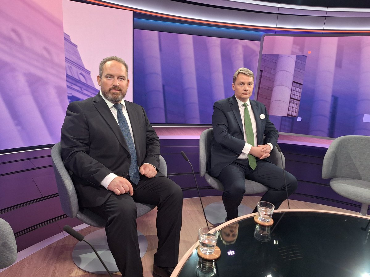 Kävimme #yleastudio ssa Otto Anderssonin kanssa taloudesta puhumassa.