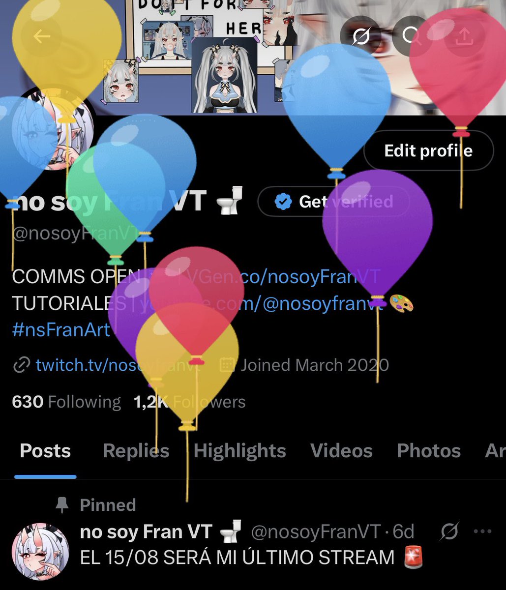nosoyFranVT's tweet photo. globitos otro año más 🎈 https://t.co/IcJIgOIBt6