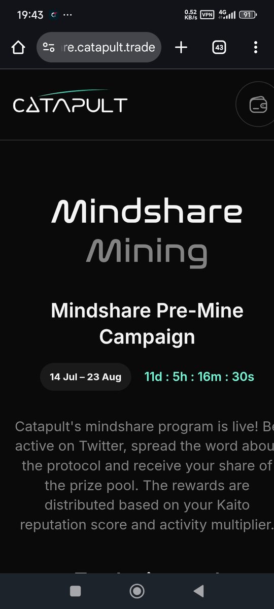 There is 1 bullish update 
That people are sleeping on
It's <a href="/letsCatapult/">Catapult</a> 
It's ending in the next 11 days 
Let's get to it