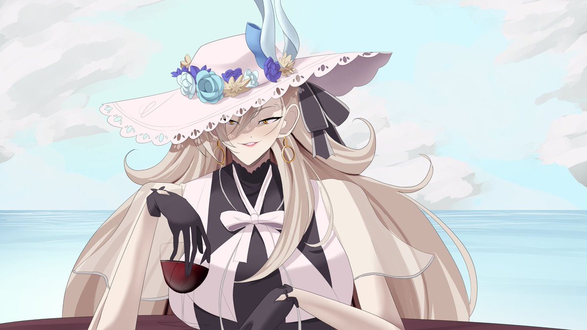 Here she is. Olga Marie is done, and I'm really happy with how she turned out.