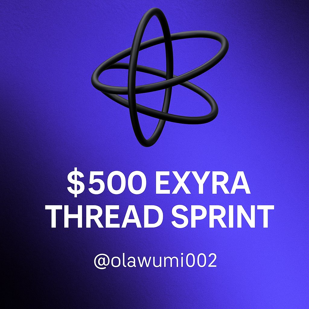 olawumi002's tweet photo. You’re about to bridge funds, swap tokens, and hedge, then ETH pumps while you’re still clicking.
Ever wish DeFi just did what you wanted instantly?
Meet @ExyraLabs your intelligent autopilot for Web3 strategies.
#Exyra #ThreadSprint @ExyraLabsQ1 https://t.co/rPdLsElsMC