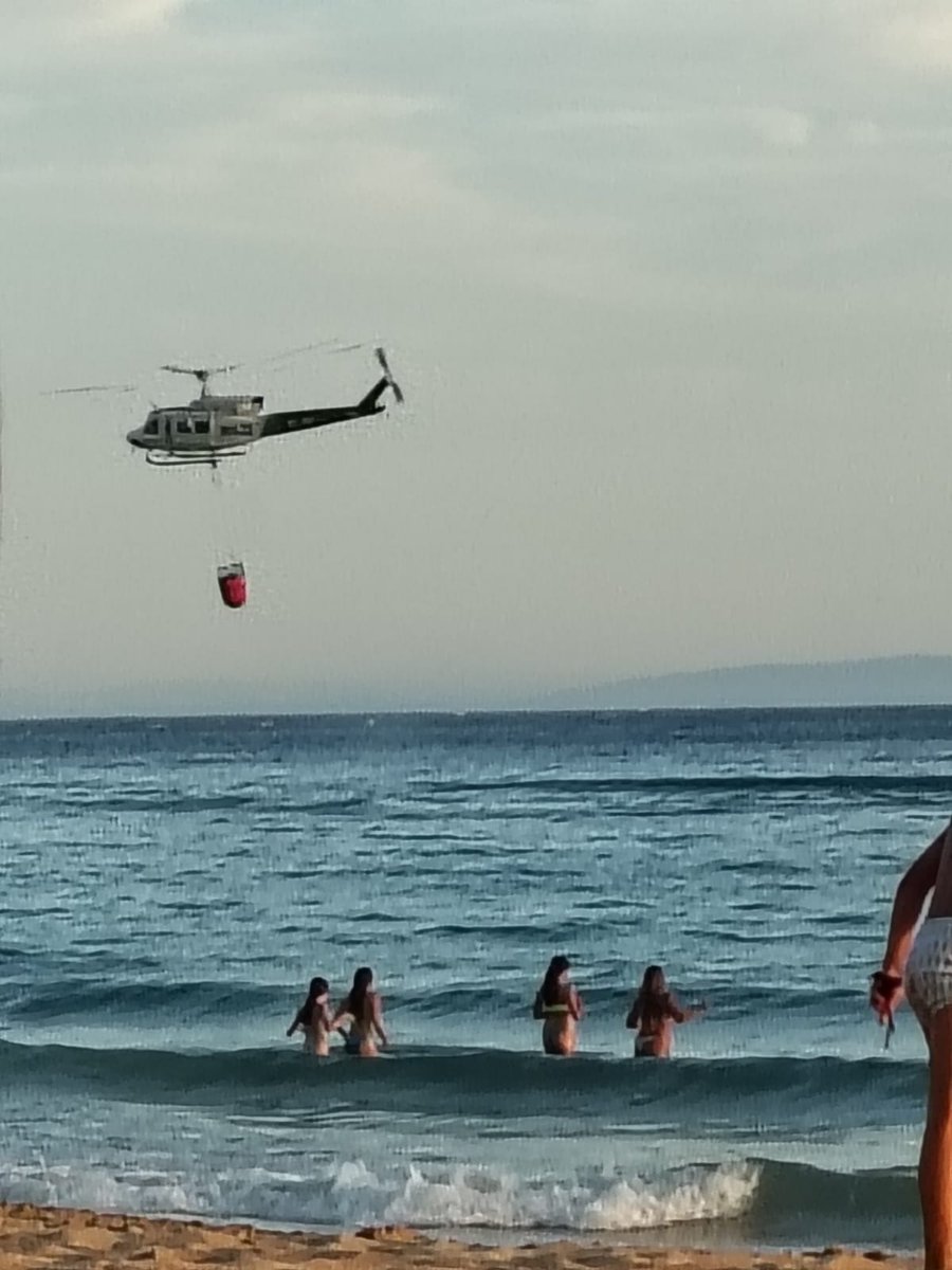 Ahí siguen sin parar los medios aéreos del <a href="/Plan_INFOCA/">EMA INFOCA</a> , enorme trabajo