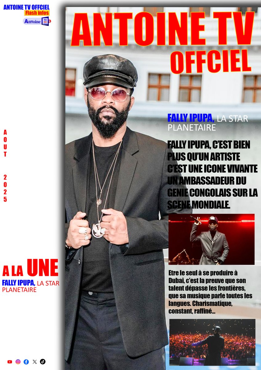 AntoineTv_'s tweet photo. @fallyipupa01 , LA STAR 
PLANETAIRE, FALLY IPUPA, C’EST BIEN PLUS QU’UN ARTISTE, C’EST UNE ICONE VIVANTE
UN AMBASSADEUR DU GENIE CONGOLAIS SUR LA
SCENE MONDIALE. 
A lire... https://t.co/yJX0IUYXzd