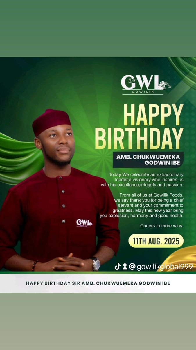 CHUKWUEMEKA!🙌

+1🎂🎉