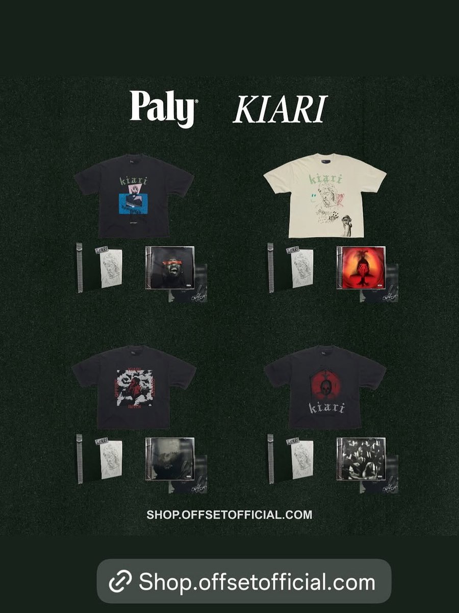 Offset is coming!!
Offset is coming!!
Offset is coming!!
Offset is coming!!
Get Your Merch Now!! Get the digital Album 💿 NOW!!
August 22, Bad &amp; Bougie🤑 Offset’s album “Kiari” drops 💿