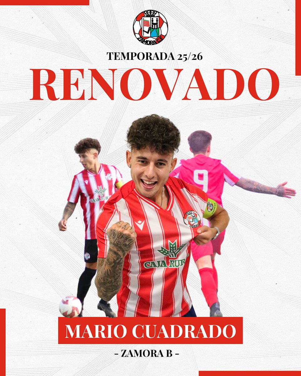 canterazcf's tweet photo. ⚽️ 𝗥𝗘𝗡𝗢𝗩𝗔𝗗𝗢 | Mario Cuadrado  

El capitán del Zamora B, @MarioUkito, continuará un año más a las órdenes de Kike Ramos.

#EscuelaZCF #ElCorazóndelClub ❤️ https://t.co/OeA0ODt8wv