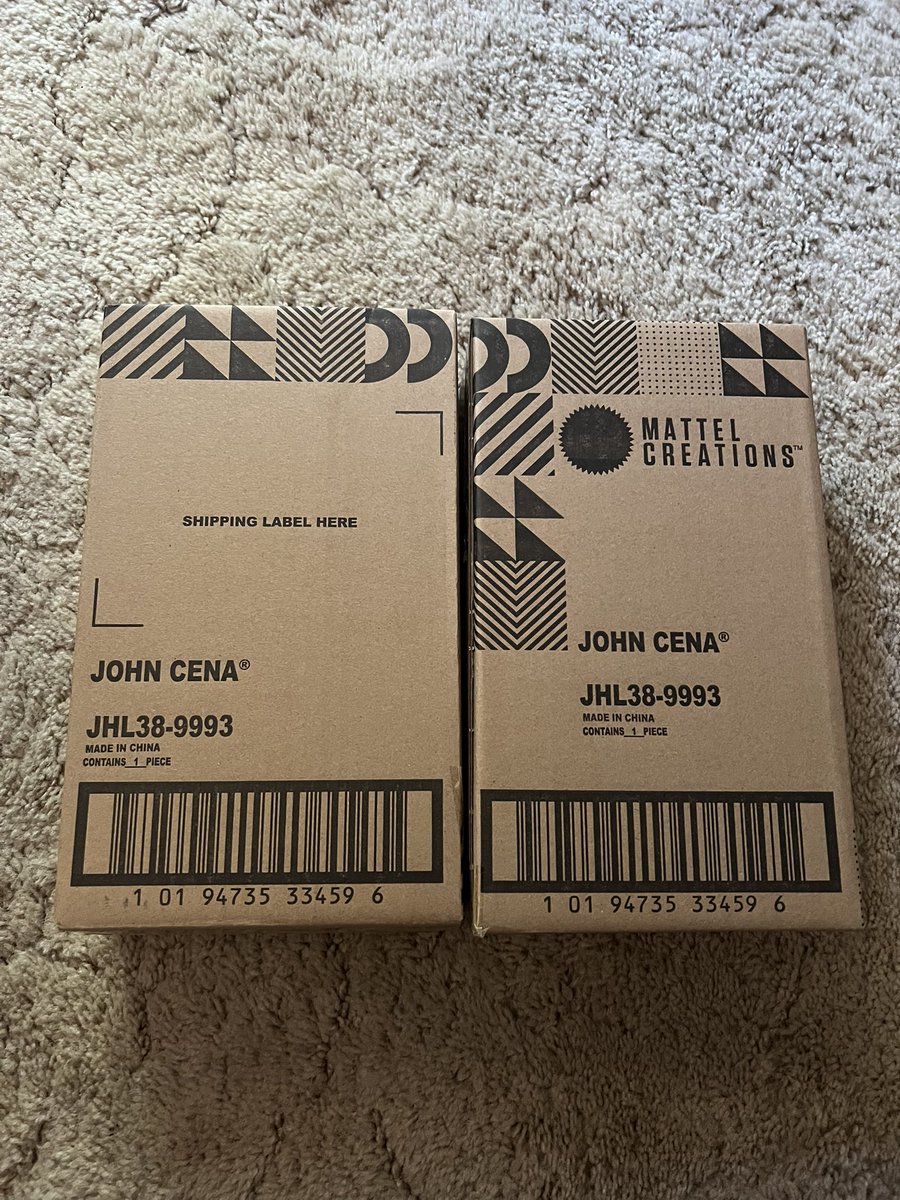Bobs_Gears's tweet photo. Surprised Walmart sent my John Cena’s in shipper boxes!

@Mitch_Craig13 https://t.co/8juO2GteY4