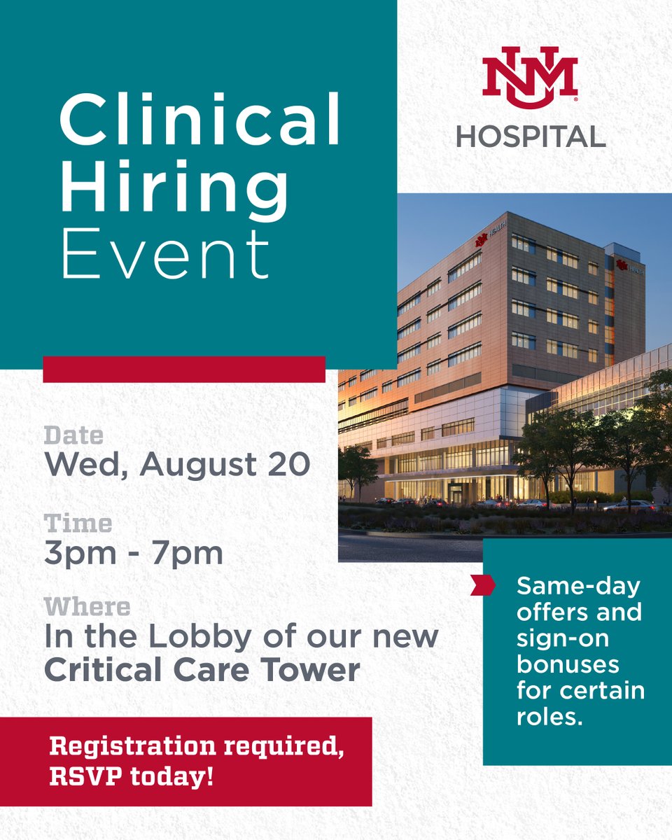 UNMH Jobs tweet media