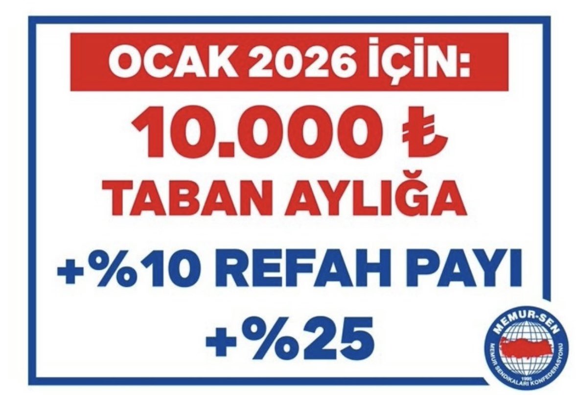 Memura kaşıkla diğerlerine kepçeyle olmasın.
#MemurTeklifBekliyor