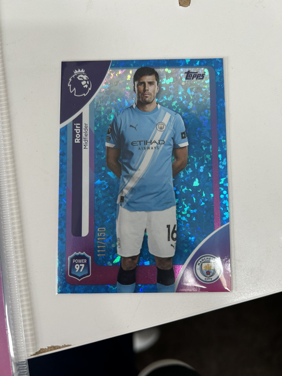 Happy with my first numbered card of the year