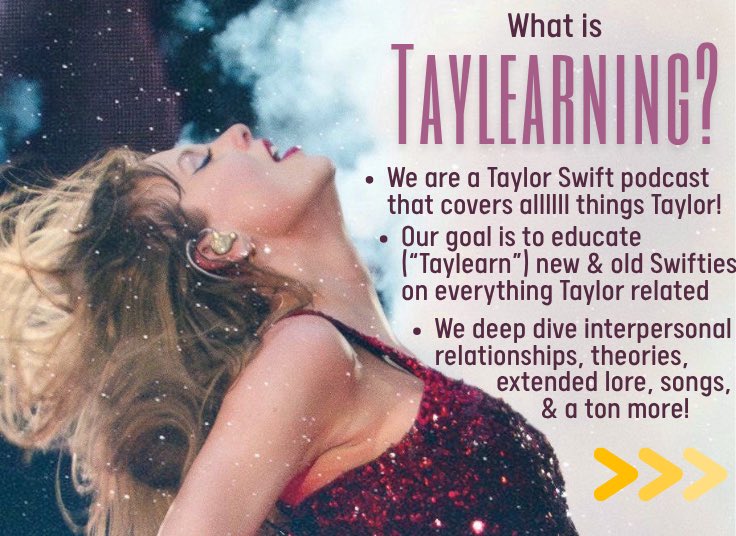 Taylearning Podcast ❤️‍🔥 tweet media