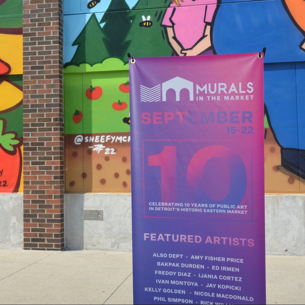 hudson_webber's tweet photo. HWF grantee @EasternMarket Market hosts the return of Murals in the Market Sept. 15-22. Donโt miss this celebration of art and culture. Read more here https://t.co/dV3IdvQwhR.
#HudsonWebberFoundation #HWF #Detroit #foundation #philanthropy #MuralsInTheMarket #EasternMarket https://t.co/r4kh7G8Uy6