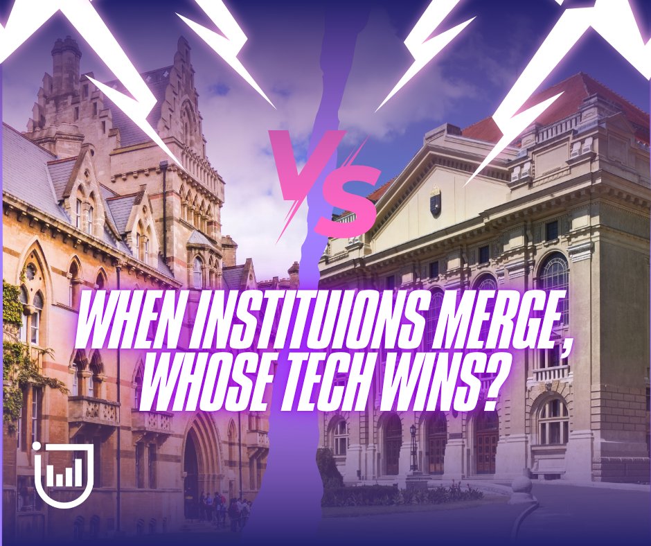 Merging schools means merging systems.
Find out why smaller institutions’ platforms rarely survive — and how mergers create rare chances to modernize IT: ow.ly/tpYP50WE3PY