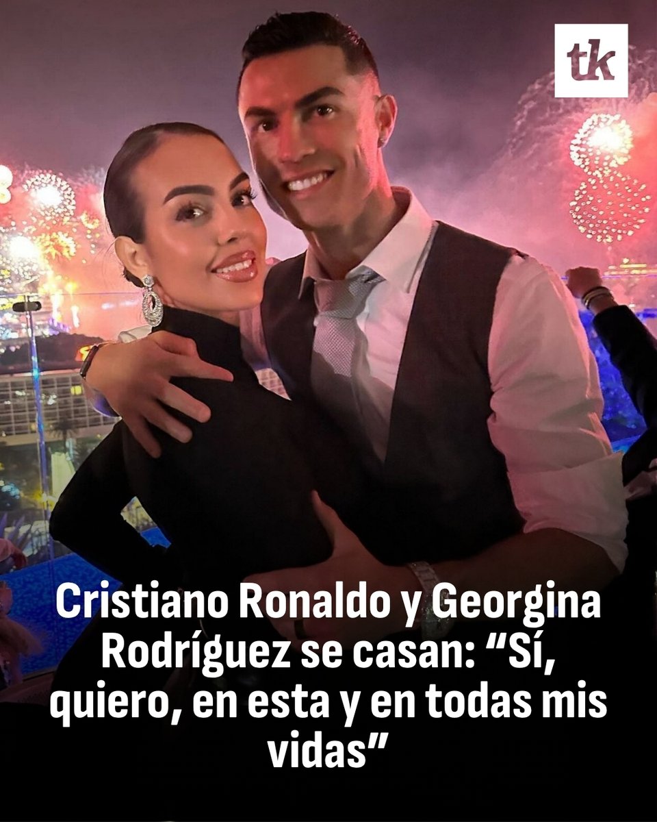 😍 ¡Habemus 'bodorrio'! Cristiano Ronaldo y Georgina Rodríguez se casan 💍👰🤵‍♂️

✍️ <a href="/AdrianCorMart/">Adrián Córdoba</a> 

🔗 Lee más: acortar.link/rvoxiI
