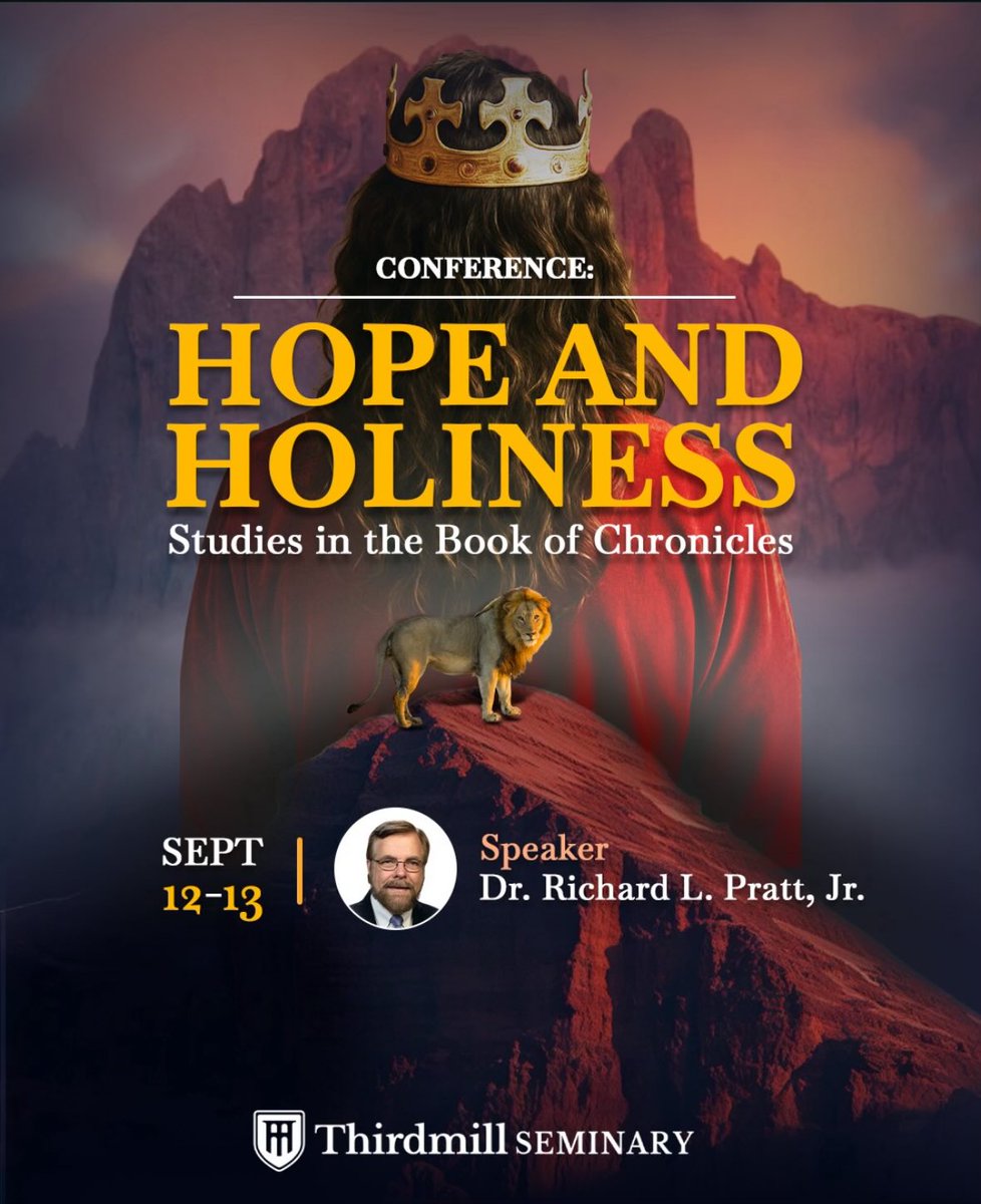 Join us on September 12-13 for our Fall Bible Conference with Dr. Richard Pratt, the President of <a href="/thirdmill/">Thirdmill</a> at Holy Cross Episcopal Church in Sanford, Florida. For more info and to register, visit 
tinyurl.com/yy36u6ae