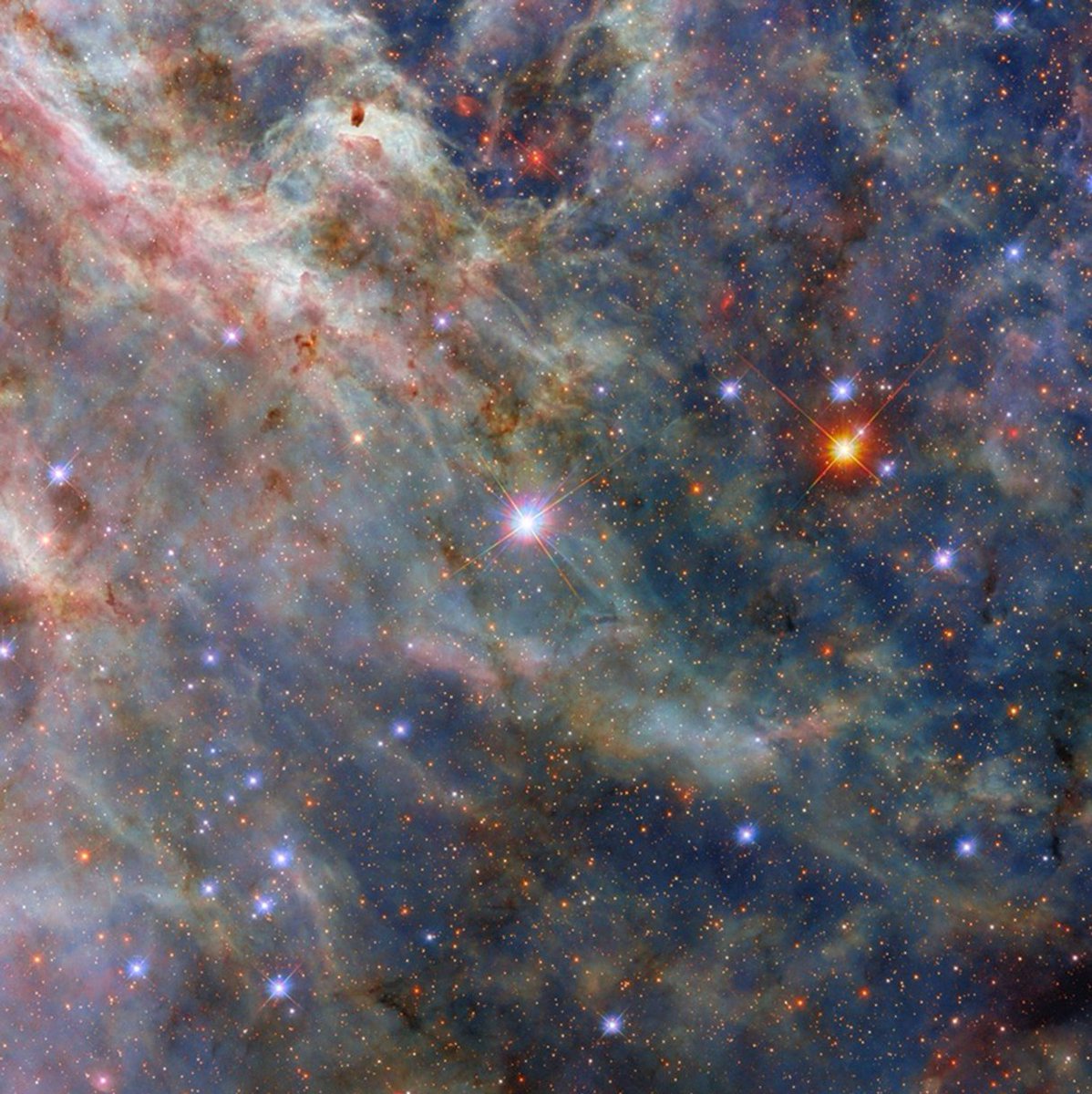 Don't get caught in the Tarantula Nebula 🕸️

Our <a href="/NASAHubble/">Hubble</a> team recently released this new image of the nebula, the largest and brightest star-forming region near the Milky Way: go.nasa.gov/3V2aL6J