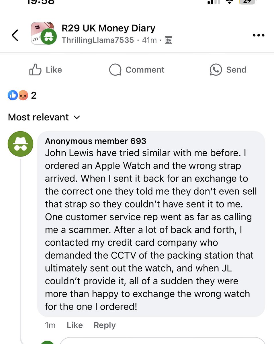 MAV9327's tweet photo. Not the first time @JohnLewisRetail have carried out fraudulent activities! @MartinSLewis https://t.co/1lAQ3hw83m