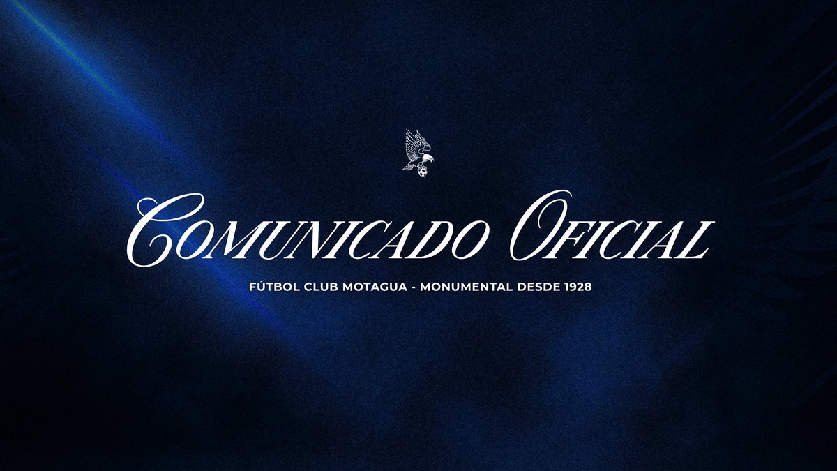 Comunicado Oficial: Javier López, Nuevo DT del Fútbol Club Motagua

🔗 motagua.com/comunicado-ofi…