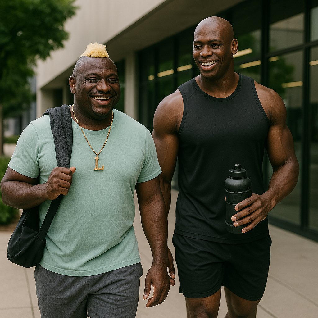 Tentando imagrecer pro corujão hoji com meu personal vulgo Puton de La Caralha