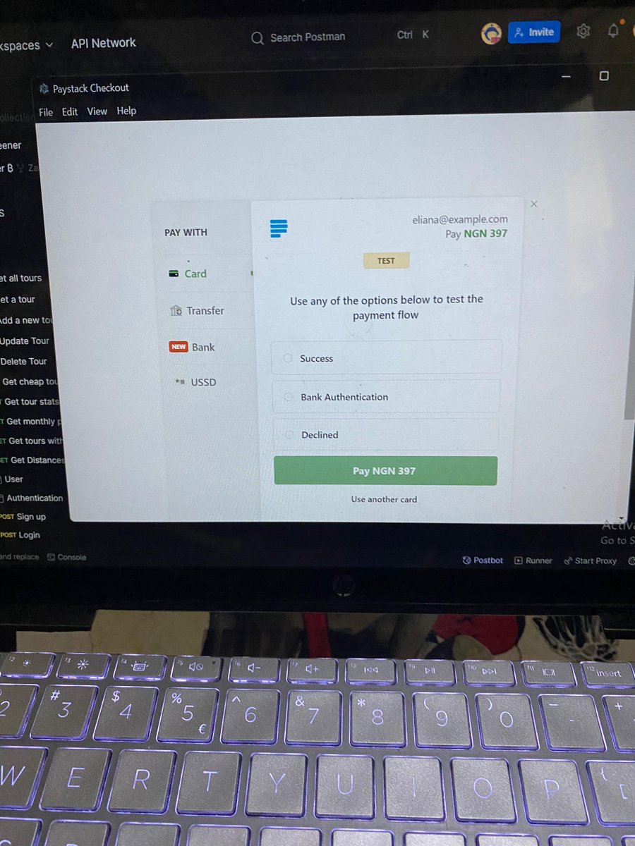 zaynab_eth's tweet image. Was able to integrate Paystack and Flutterwave to my backend today.

#nodejs #expressjs #100DaysOfCode