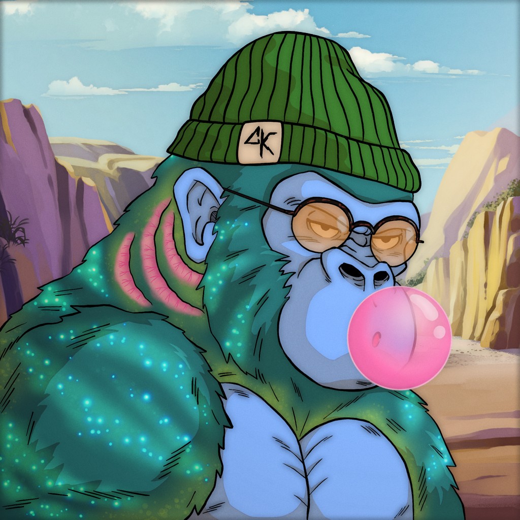 _mm314's tweet photo. Best art from @CyberKongz has to be Genkai !   

A hand-drawn gorilla on-chain. Count me in! 🦍 https://t.co/Vepw6ywbri