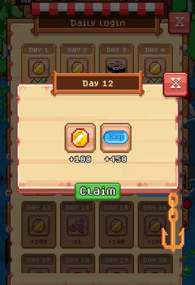 cryto_Czar's tweet image. My daily login reward successfully claimed
Always feels nice to level up in the @FishingFrenzyCo game 
Fueling my journey to reel in those bigger fishes 
#Dailylogin