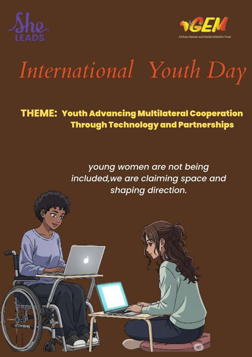 GEM (@gem_africa) on Twitter photo Young women are stepping forward to influence the future of technology and partnerships. Their leadership brings fresh perspectives, diverse skills and transformative ideas that make partnerships stronger and more inclusive.
#IYD2025
<a href="/SheLeadsKenya/">She Leads Kenya</a>
<a href="/tdhnl_africa/">TdH-NL Africa 🧡</a> Young women are stepping forward to influence the future of technology and partnerships. Their leadership brings fresh perspectives, diverse skills and transformative ideas that make partnerships stronger and more inclusive.
#IYD2025
<a href="/SheLeadsKenya/">She Leads Kenya</a>
<a href="/tdhnl_africa/">TdH-NL Africa 🧡</a>