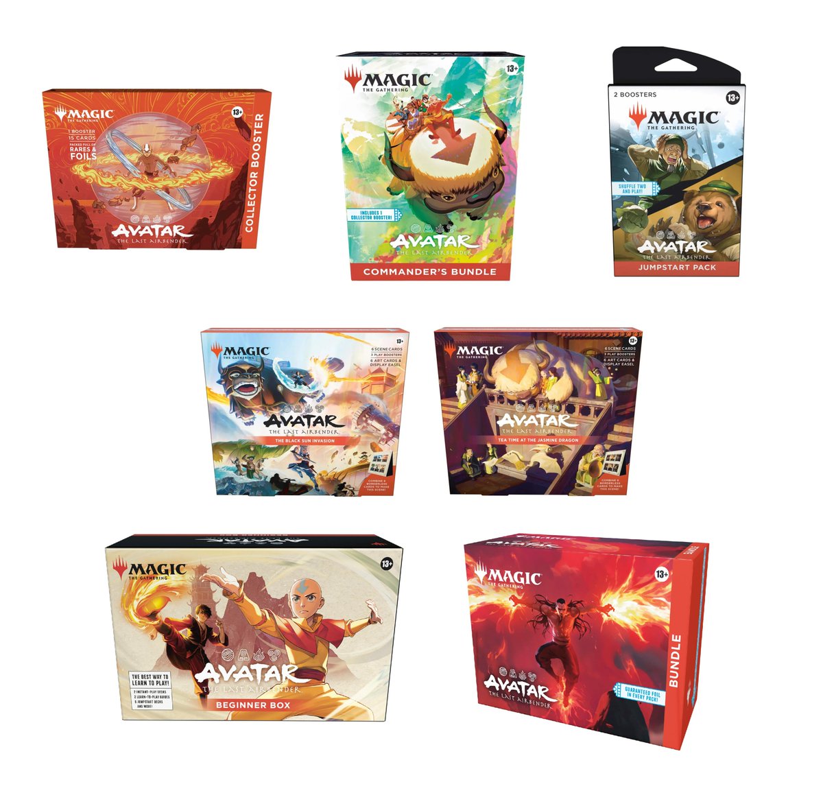 Official MTG x Avatar The Last Airbender reveals start tomorrow over on Magic The Gathering's Twitch Channel.

When: 10am PT / 1pm ET 📺
Stream link: twitch.tv/magic

Preorders are also anticipated to go live at select retailers:
Amazon amzn.to/4ltMf9z
Best Buy