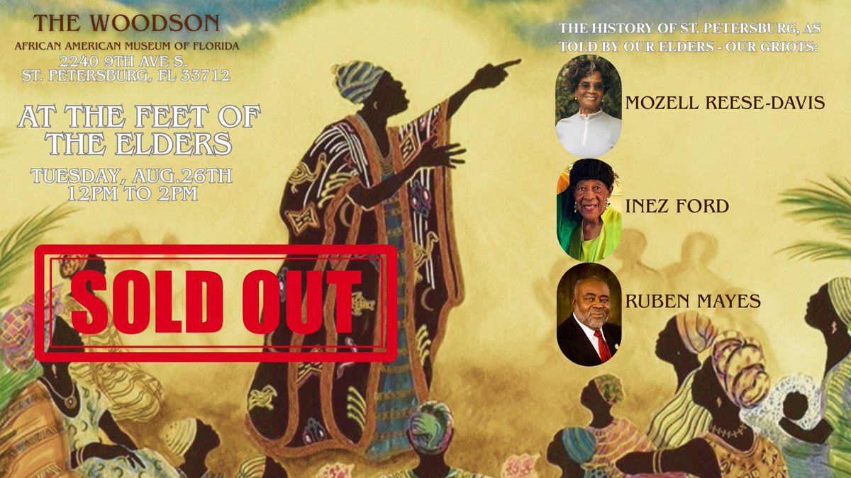 At the Feet of the Elders is sold out! Thank you to everyone who showed interest in our newest offering.

If you weren’t able to reserve your spot this time, be sure to follow us on our communication platforms to stay updated on the next installment in the series. 

#thewoodson