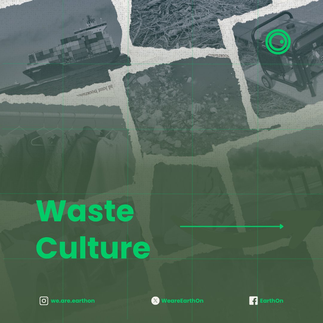 WeareEarthOn's tweet photo. Nigeria’s waste culture tells an ugly story with a majority of the population as characters.
It’s time to rethink how we consume, discard, and value what we call “waste.”
Change starts with awareness -  and it begins with you. https://t.co/CdGszJ1zya