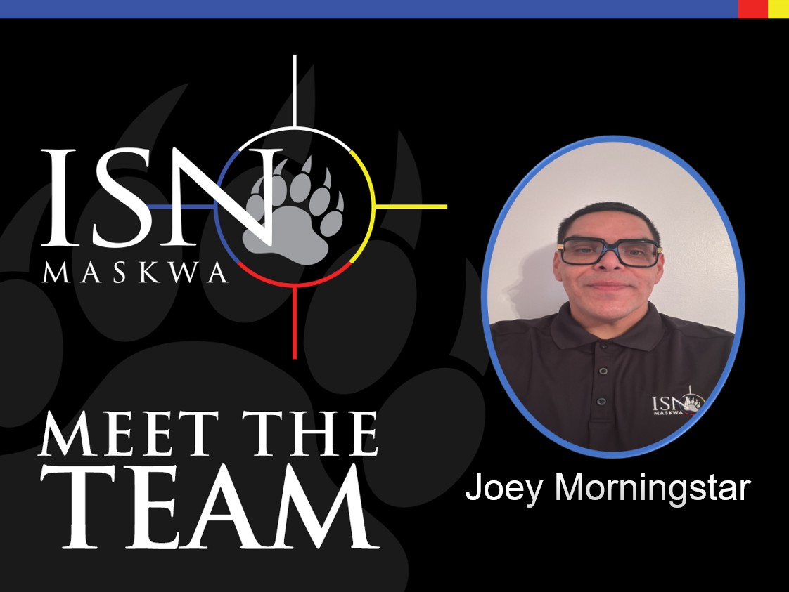 ISN_Maskwa's tweet photo. 🚨 Meet the Team Monday is BACK! 🚨

We took a little pause during a busy evacuation season, but we’re back — and excited to introduce someone who has been a rock'star' for our team through it all, meet Joseph (Joey) Morningstar! https://t.co/8RdRAlWu1S