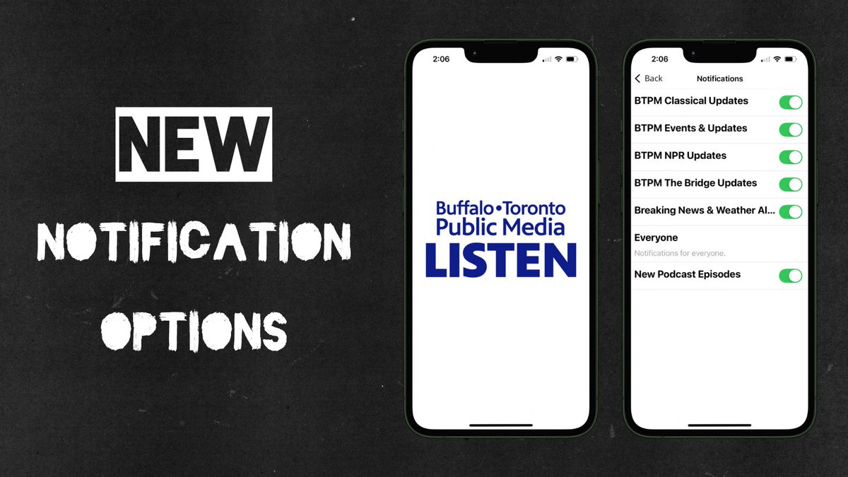 Stay connected to the content you care about most with the updated notification preferences in the BTPM Listen app!📲

We’ve made it easier than ever to customize how and when you hear from us. In the app, you can toggle on (or off) the topics that matter most to you in settings.