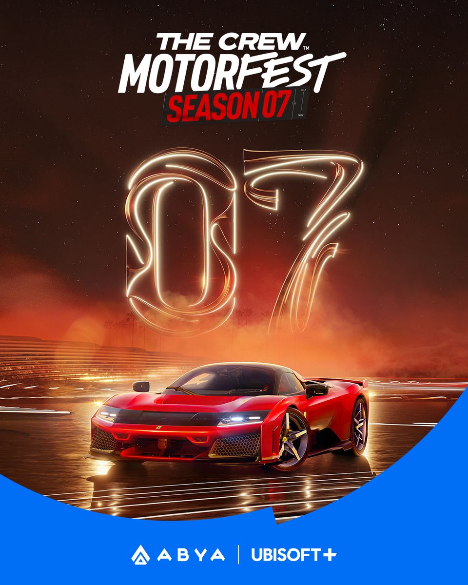 La Temporada 7 de The Crew Motorfest llegó 🚀

🔥 Explora el legendario Museo Enzo Ferrari en Maui
🏁 Conduce los supercoches más emblemáticos de Ferrari
💥 Desbloquea 17 vehículos nuevos esta temporada

Enciende tus motores con Ubisoft+ 🏎️💨 abya.com/ubisoftplus