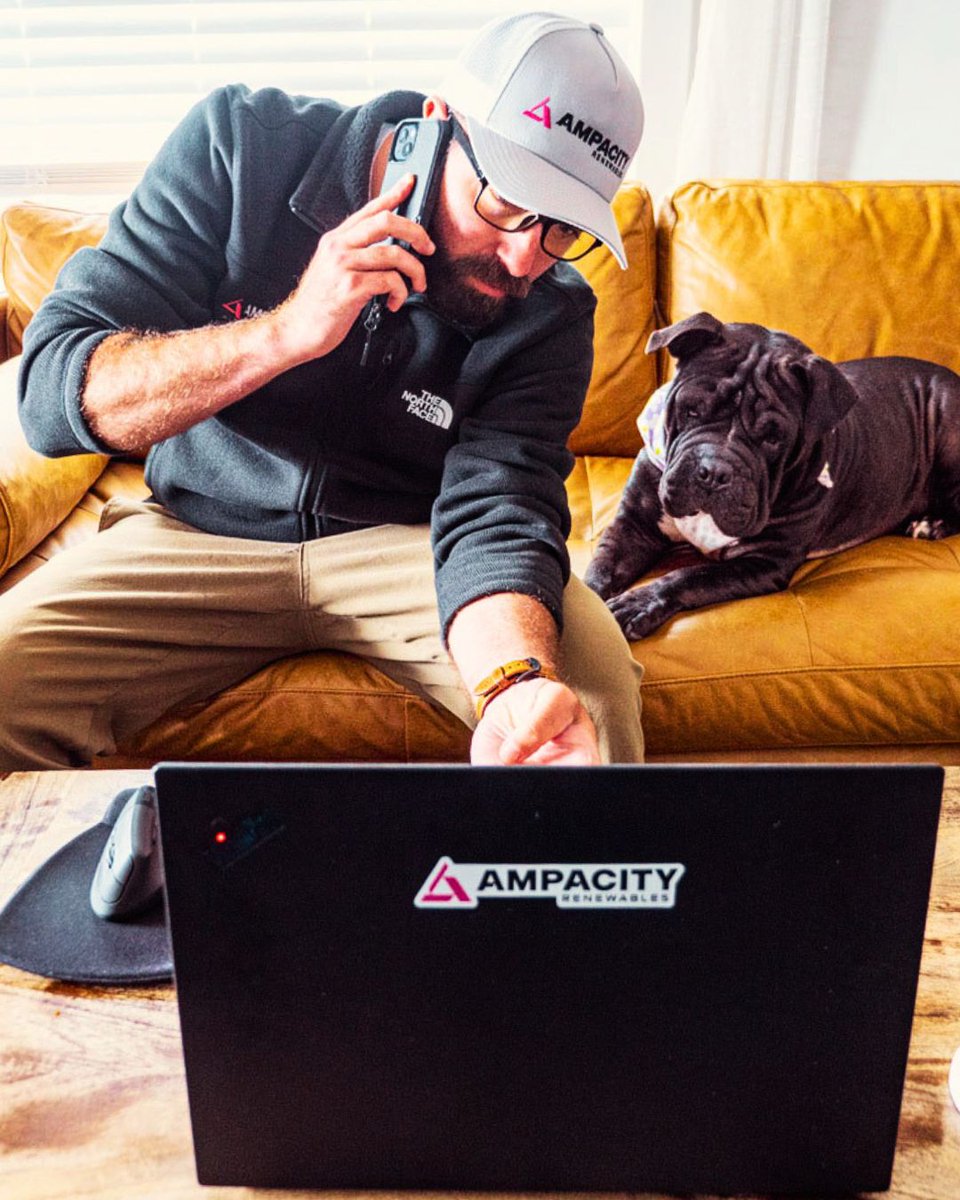 It's #MagentaMonday! And #TeamAmpacity Sales Director Phil Lemley is off to an electric start this week—with the help of his sidekick Beatrice, of course.