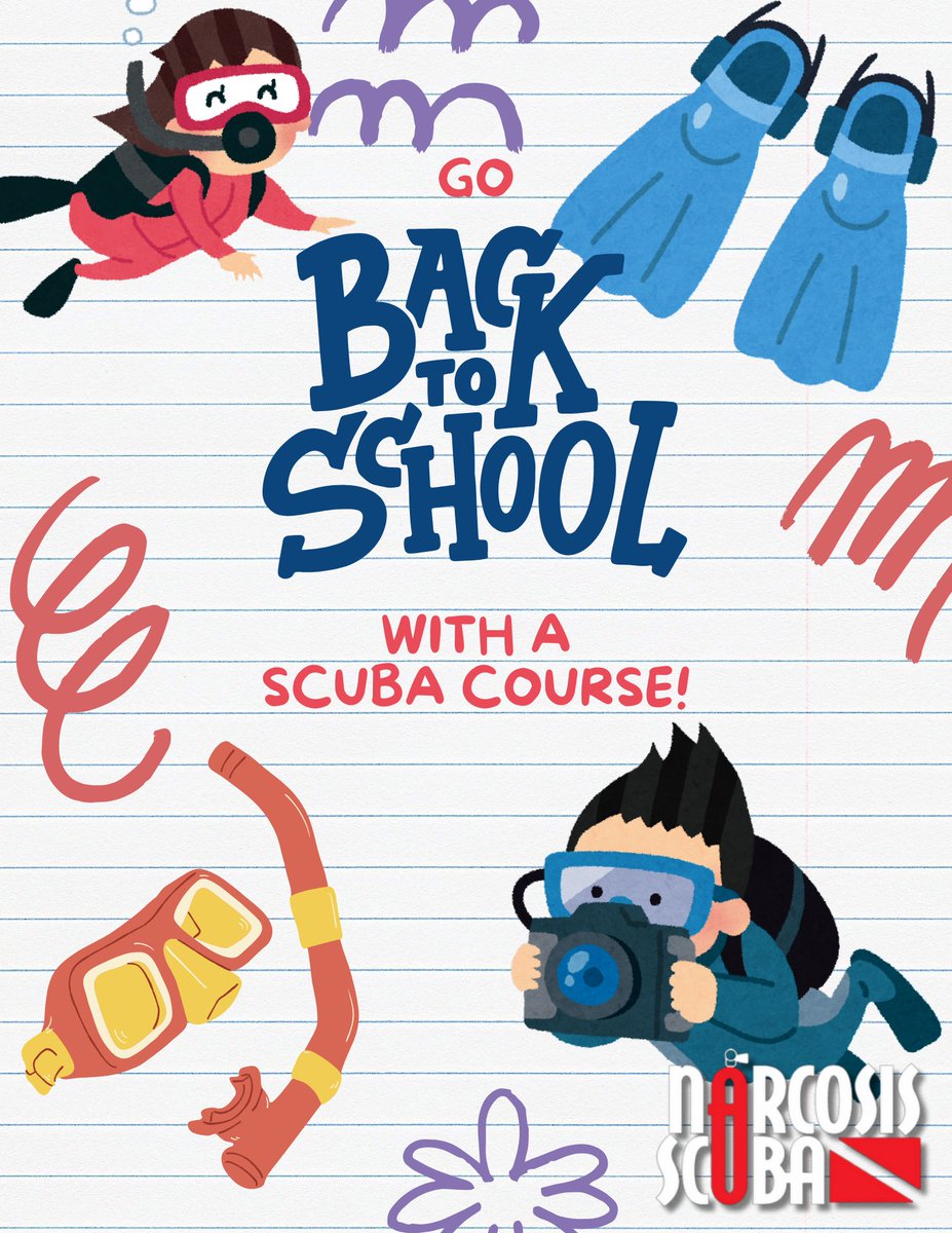 NarcosisSt44043's tweet image. Back to school? How about back to the blue! 

Level up this year—learn to SCUBA dive!
- Real skills
- Epic adventure
- Weekend &amp;amp; evening classes
 Narcosis Scuba Center
 DM to sign up—your underwater classroom awaits!
#BackToSchool #SCUBA #LearnToDive #DiveIntoAdventure