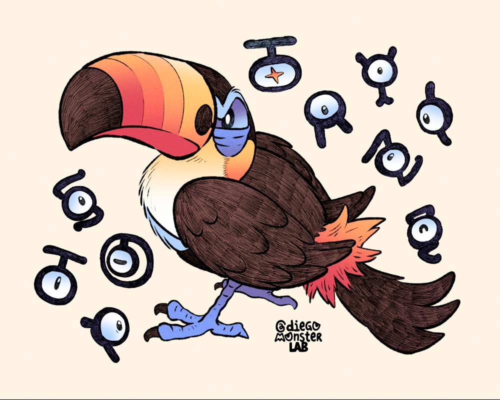 Toucannon says let go 🥭 #pokemonfanart