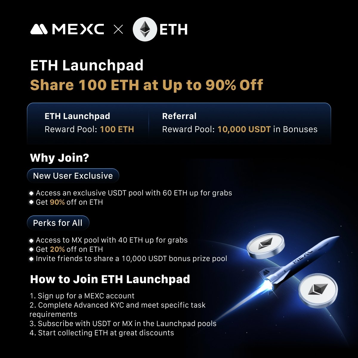 aksh_sh071's tweet photo. 💰 Load ETH like a pro investor
🔥 90% cheaper + 20% extra MX discount
📆 Event closes Aug 21 — big moves coming next
👉 Secure your spot:
https://t.co/EtNskzUO2q
#Bitcoin #XRP #ETH #SmartInvesting #BullRunMode #CheapCrypto #CryptoDeals #DeFiPower https://t.co/2bNahlumgC