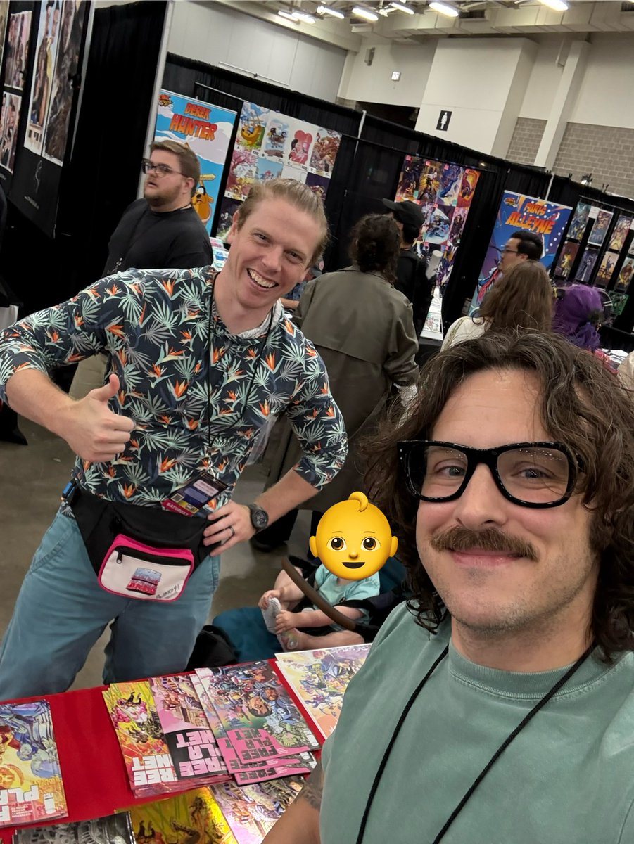 aubrey🌋sitterson (@aubreysitterson) on Twitter photo I had an absolute blast at <a href="/MadComicExpo/">Madison Comic Expo</a> but I should have brought more copies of FREE PLANET and The Comic Book Story of Professional Wrestling!
Seen here with: Paul Bearer, <a href="/zander_cannon/">Zander Cannon is on BlueSky, not here</a>, <a href="/philhester/">Phillip Hester</a> & a Proud Charter BEEFER. I had an absolute blast at <a href="/MadComicExpo/">Madison Comic Expo</a> but I should have brought more copies of FREE PLANET and The Comic Book Story of Professional Wrestling!
Seen here with: Paul Bearer, <a href="/zander_cannon/">Zander Cannon is on BlueSky, not here</a>, <a href="/philhester/">Phillip Hester</a> & a Proud Charter BEEFER.