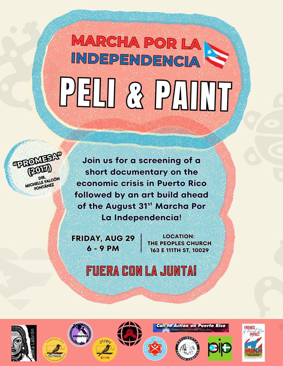 ProLibertadfc's tweet photo. Puerto Rican Resistance Weekend in NYC #FREEPUERTORICO #USAOutofPuertoRico #PRLibre https://t.co/SpRf4EnGB8
