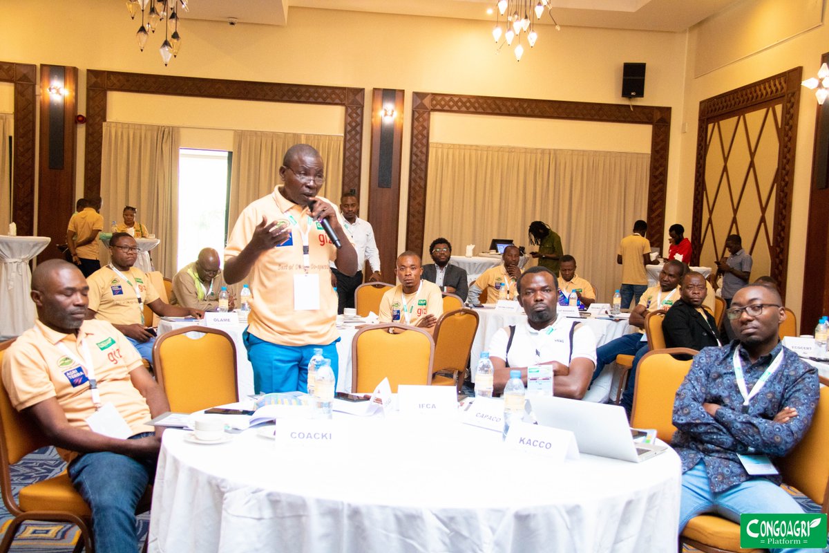 Congoagri1's tweet photo. 💬🤝 À la Conférence sur la Qualité du Café, un moment d’échanges a permis aux participants de poser leurs questions et d’obtenir des réponses claires et satisfaisantes.
#BestOfCongo #CongoagriPlatform #CaféCongolais https://t.co/XLb8aSejpv