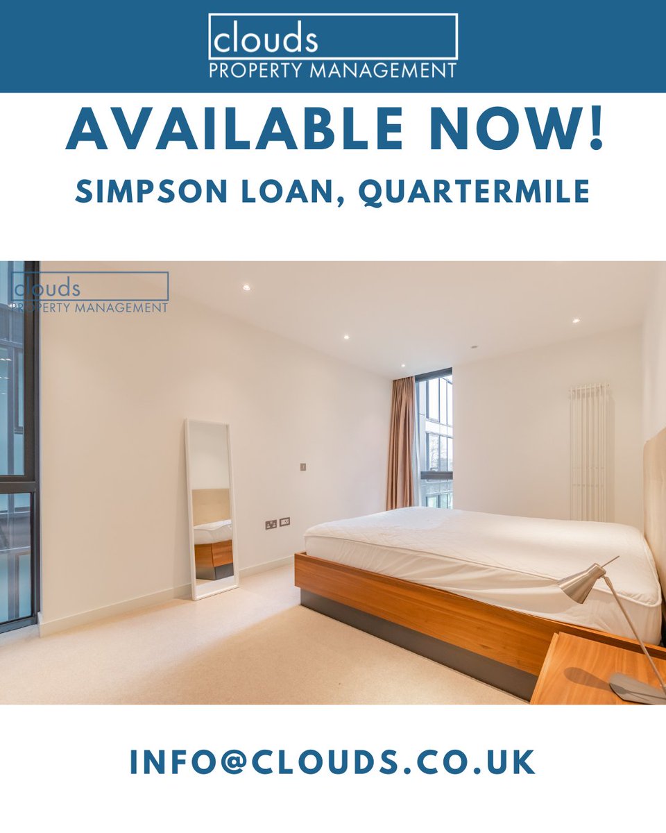 Clouds Property Management (@cloudsproperty) on Twitter photo This superb 2-bedroom/bathroom apartment comes with great views of The Meadows.
πBook a Viewing π
π¨ info@clouds.co.uk π¨
#Edinburgh #Property #Clouds #luxury #torent #propertytorent #lettings #propertymanagement #realestate #landlords #lettingagent #landlord #tolet #tenants This superb 2-bedroom/bathroom apartment comes with great views of The Meadows.
πBook a Viewing π
π¨ info@clouds.co.uk π¨
#Edinburgh #Property #Clouds #luxury #torent #propertytorent #lettings #propertymanagement #realestate #landlords #lettingagent #landlord #tolet #tenants