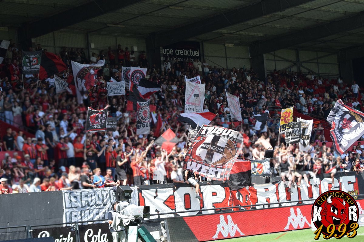 KopRouge93's tweet photo. [Guingamp - Le Mans] 1ère Journée Ligue 2. 09/08/25. https://t.co/HnLbjGTw7Q
