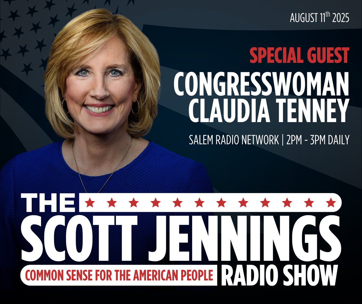 Scott Jennings (@scottjenningsky) on Twitter photo TODAY ON THE SCOTT JENNINGS RADIO SHOW … TRUMP calls out guard in crime ridden DC … <a href="/PatrickRuffini/">Patrick Ruffini</a> on whether APPLE will kill polling as we know it … BESHEAR JUDGE turns violent criminal loose after 5 months…Rep. <a href="/claudiatenney/">Claudia Tenney</a> joins us. Today here & on Salem 2-3 eastern! TODAY ON THE SCOTT JENNINGS RADIO SHOW … TRUMP calls out guard in crime ridden DC … <a href="/PatrickRuffini/">Patrick Ruffini</a> on whether APPLE will kill polling as we know it … BESHEAR JUDGE turns violent criminal loose after 5 months…Rep. <a href="/claudiatenney/">Claudia Tenney</a> joins us. Today here & on Salem 2-3 eastern!