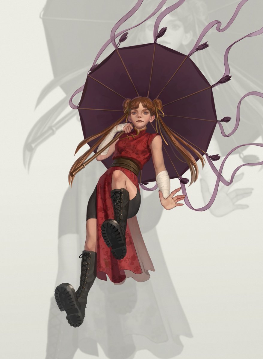 _keguppi_'s tweet photo. I wanted to draw Kagura for a long time, I probably made about  plus or minus 20 unfinished drawings and finally I finished at least one  work🪄

 #gintama #kagura #artistsontwitter #digitalart https://t.co/JSTm9cK7BJ