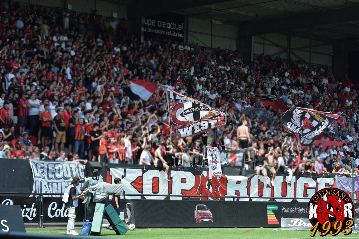 KopRouge93's tweet photo. [Guingamp - Le Mans] 1ère Journée Ligue 2. 09/08/25. https://t.co/HnLbjGTw7Q