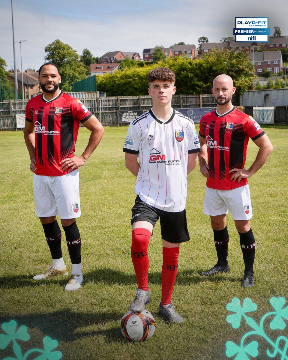 New kits for the campaign ahead.

✅ <a href="/banbridgetownfc/">Banbridge Town FC</a> 

#PlayrFitPIL