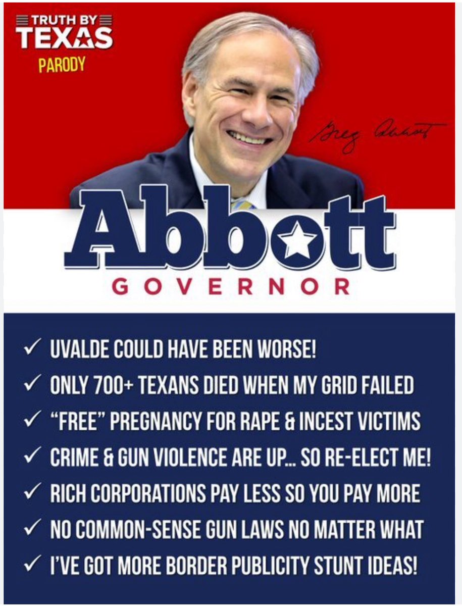 MyersSD30's tweet photo. @GregAbbott_TX Greg knows very little about “values” https://t.co/h48TsV6J3Z