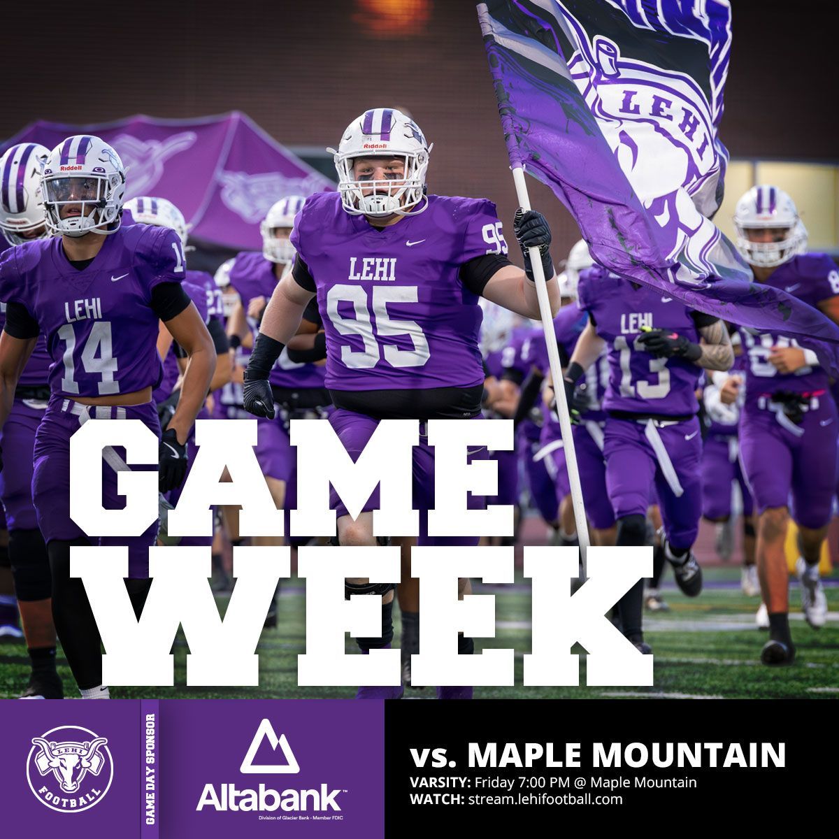 Lehi Football tweet media